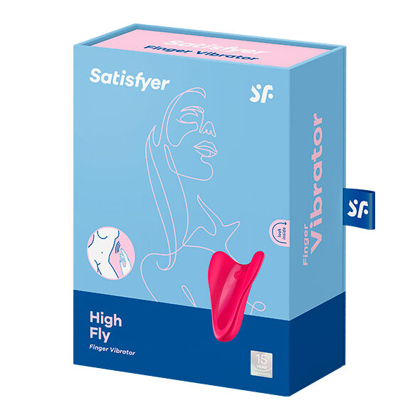 SATISFYER - HIGH FLY FINGER VIBRATOR FUCHSIA - Afbeelding 6