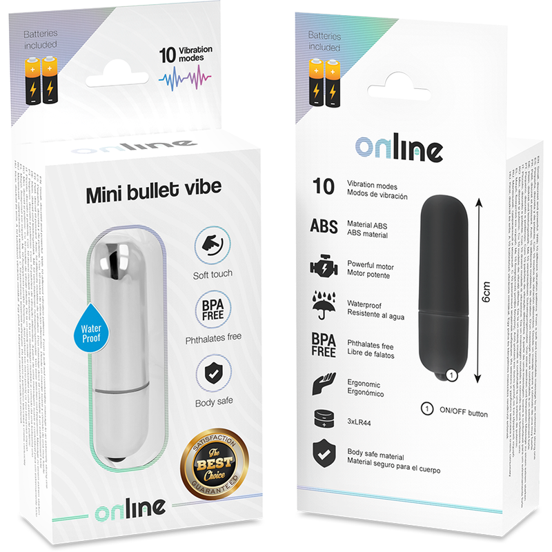 ONLINE - MINI BULLET VIBE SILVER - Afbeelding 3