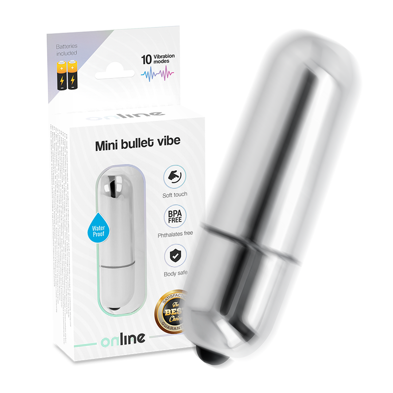ONLINE - MINI BULLET VIBE SILVER - Afbeelding 4