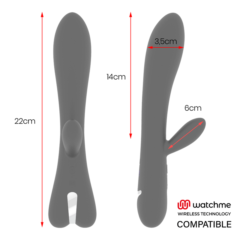 BRILLY GLAM - ERIK VIBRATOR + WATCHME REMOTE CONTROL - Afbeelding 6