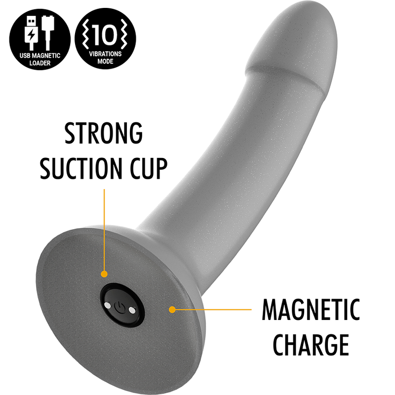MYTHOLOGY - RUNE MAJESTIC DILDO S - VIBRATOR WATCHME WIRELESS TECHNOLOGY COMPATIBLE - Afbeelding 2