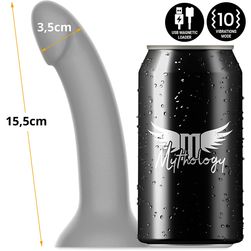 MYTHOLOGY - RUNE MAJESTIC DILDO S - VIBRATOR WATCHME WIRELESS TECHNOLOGY COMPATIBLE - Afbeelding 4