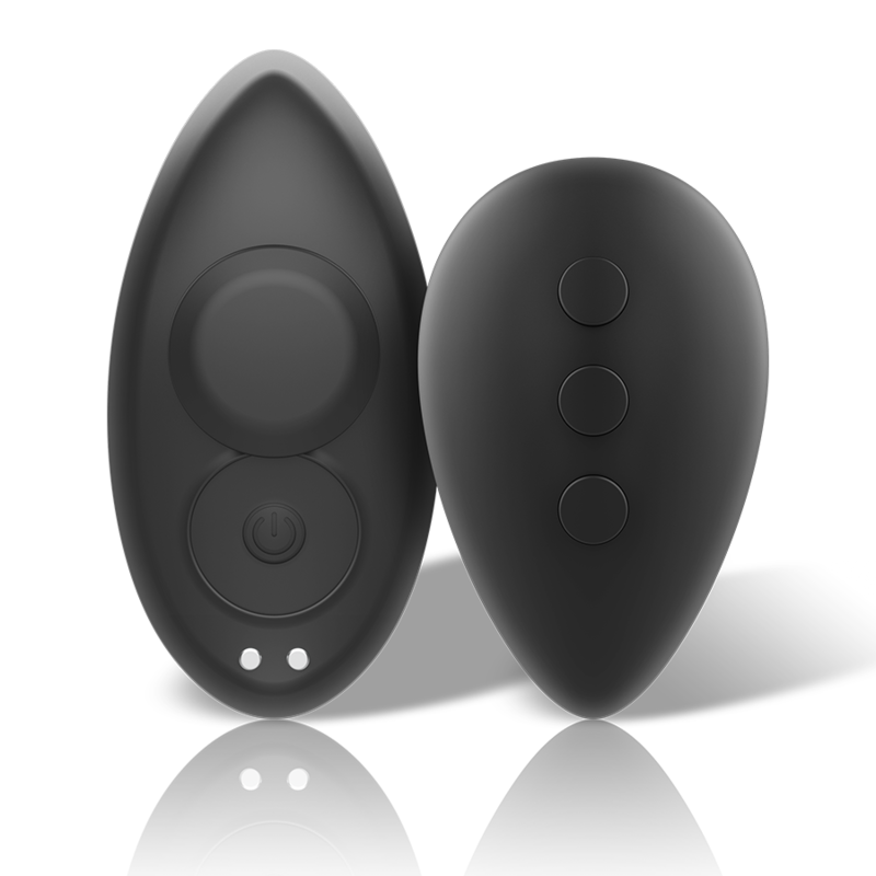 BLACK&SILVER - PRESTON RECHARGEABLE SILICONE VIBRATOR PANTIE BLACK - Afbeelding 8