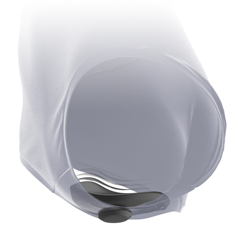 BLACK&SILVER - PRESTON RECHARGEABLE SILICONE VIBRATOR PANTIE BLACK - Afbeelding 5