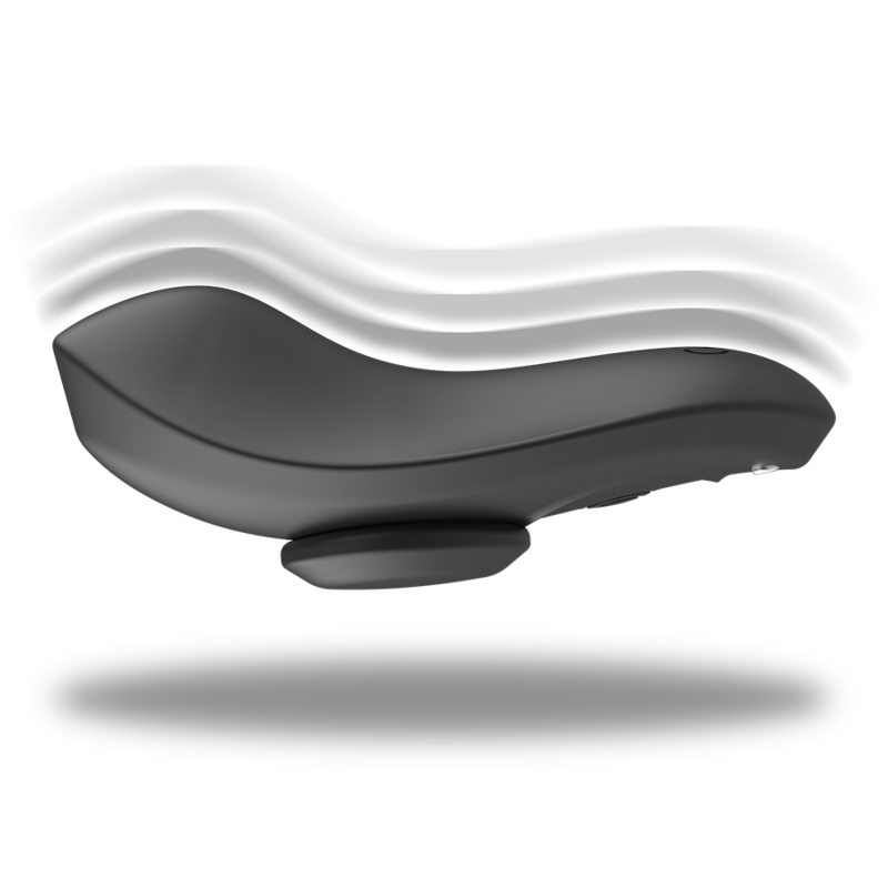 BLACK&SILVER - PRESTON RECHARGEABLE SILICONE VIBRATOR PANTIE BLACK - Afbeelding 4