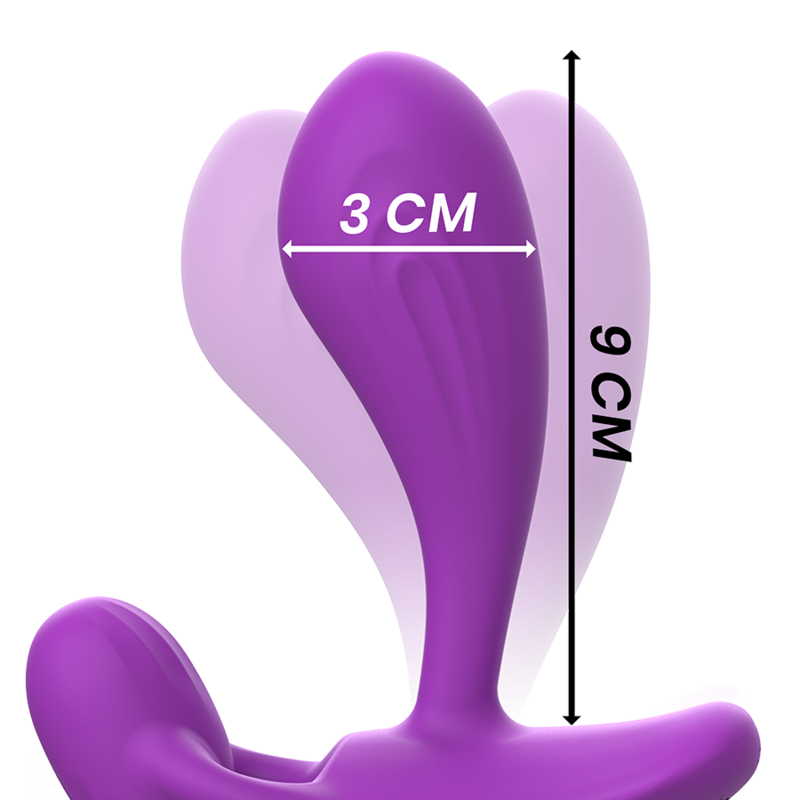 INTENSE - SHELLY PLUG ANAL REMOTE CONTROL PURPLE - Afbeelding 3