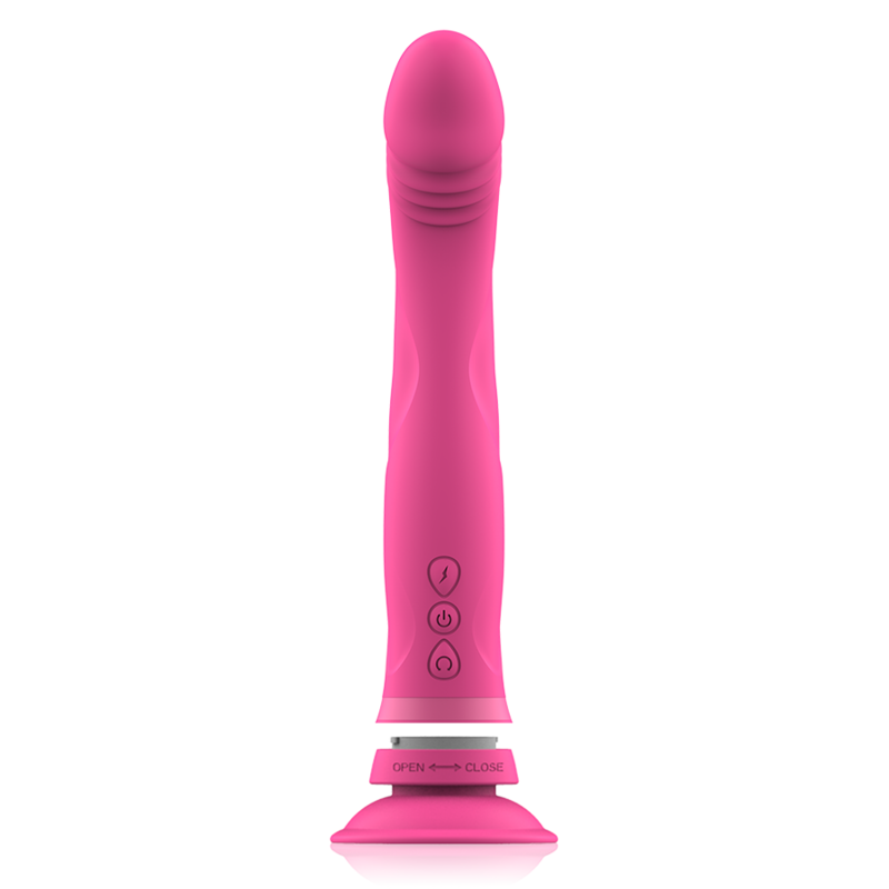 INTENSE - MICHELANGELO PINK SILICONE VIBRATOR DILDO - Afbeelding 2