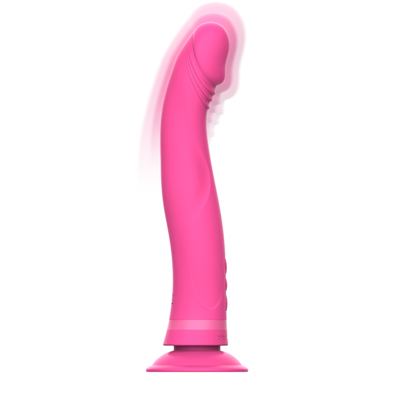 INTENSE - MICHELANGELO PINK SILICONE VIBRATOR DILDO - Afbeelding 6