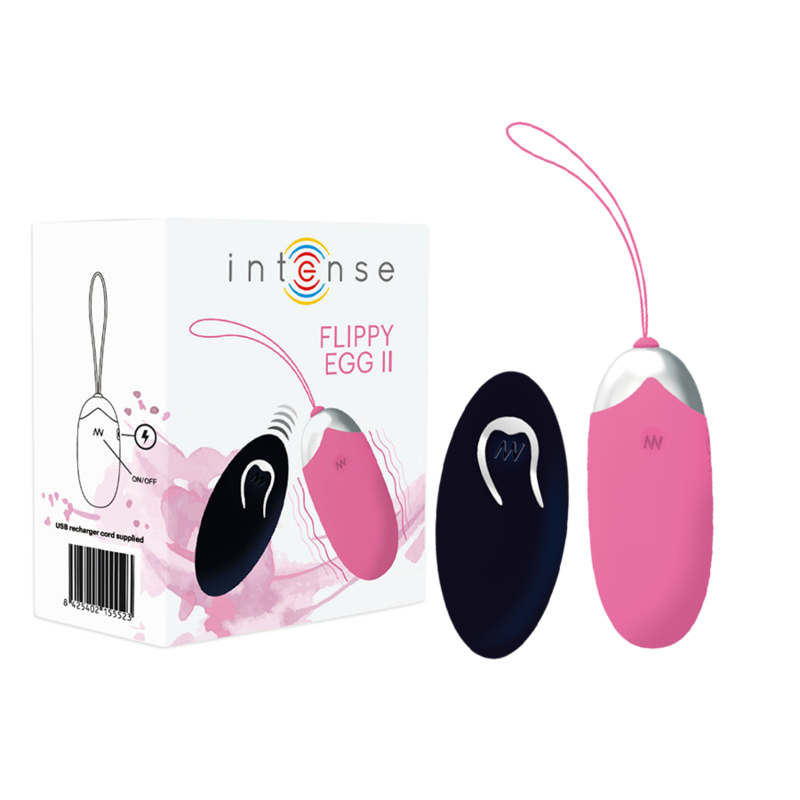 INTENSE - FLIPPY II VIBRATING EGG WITH REMOTE CONTROL PINK - Afbeelding 4