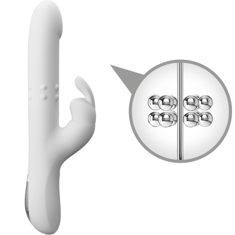 PRETTY LOVE - REESE VIBRATOR WITH SILVER ROTATION - Afbeelding 3
