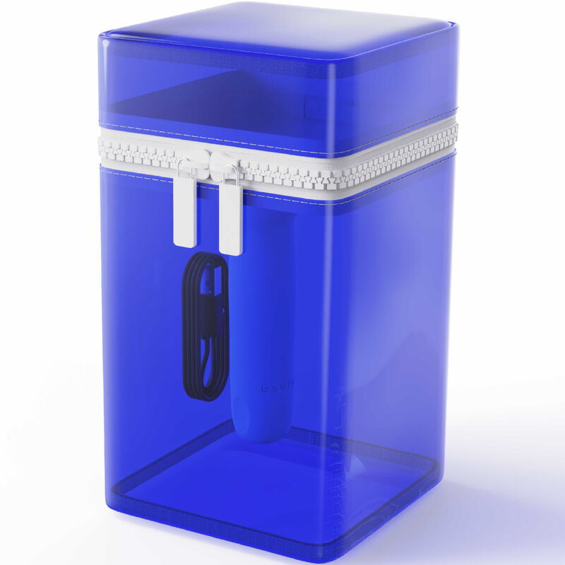 B SWISH - BCUTE CURVE INFINITE CLASSIC LIMITED EDITION BLUE SILICONE RECHARGEABLE VIBRATOR - Afbeelding 7