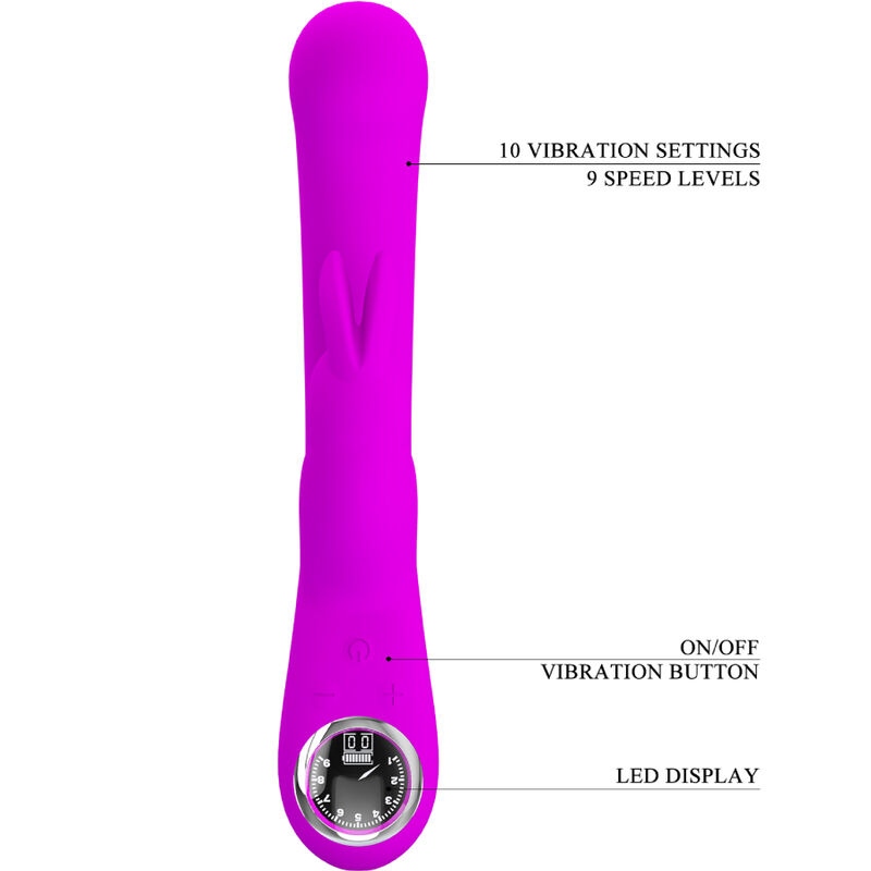 PRETTY LOVE - LAMAR RABBIT VIBRATOR & VIOLET G-SPOT - Afbeelding 8
