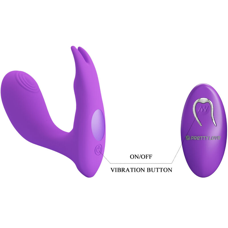 PRETTY LOVE - IDABELLE VIBRATION & PULSATION REMOTE CONTROL VIOLET - Afbeelding 6