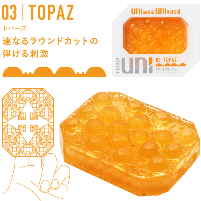 TENGA - UNI VARIETY MASTURBATOR THIMBLE PACK 4 UNITS - Afbeelding 6