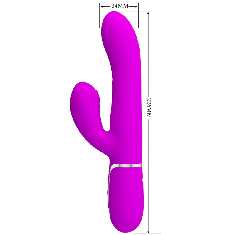 PRETTY LOVE - MULTIFUNCTION G-SPOT VIBRATOR FUCHSIA - Afbeelding 3