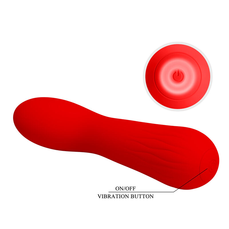 PRETTY LOVE - FAUN RECHARGEABLE VIBRATOR RED - Afbeelding 7
