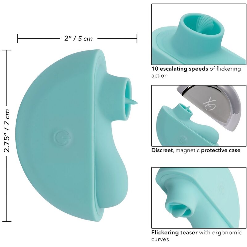 CALEXOTICS - OVATION RAVE STIMULATOR AQUA GREEN - Afbeelding 2