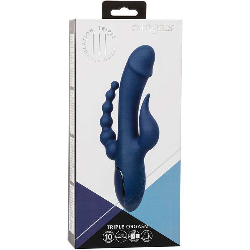 CALEXOTICS - VIBRATOR TRIPLE ORGASM BLUE - Afbeelding 9