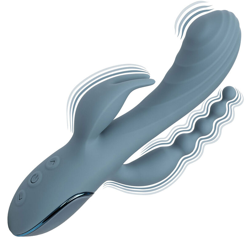 CALEXOTICS - VIBRATOR TRIPLE ECSTASY GREY - Afbeelding 8