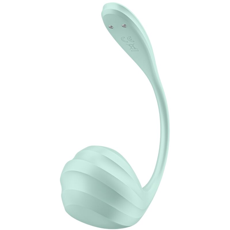 SATISFYER - SMOOTH PETAL G-POINT STIMULATOR WATER GREEN FREE APP - Afbeelding 3