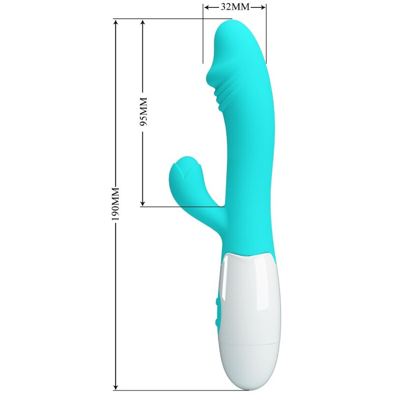 PRETTY LOVE - SNAPPY G-SPOT VIBRATOR AQUA GREEN - Afbeelding 8