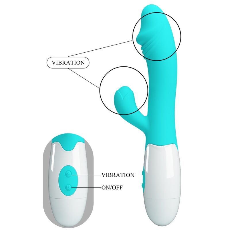 PRETTY LOVE - SNAPPY G-SPOT VIBRATOR AQUA GREEN - Afbeelding 3