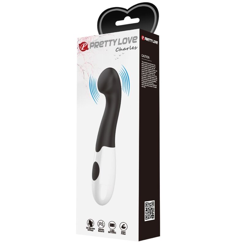 PRETTY LOVE - CHARLES G-SPOT VIBRATOR 30 MODES BLACK - Afbeelding 3