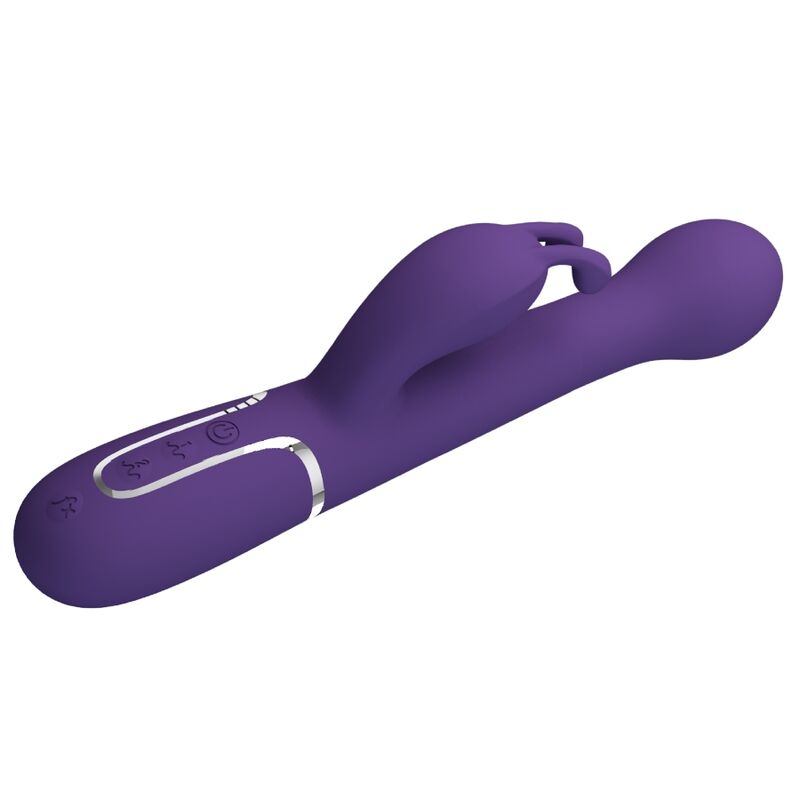 PRETTY LOVE - DEJON RABBIT VIBRATOR 3 IN 1 MULTIFUNCTION PURPLE - Afbeelding 2