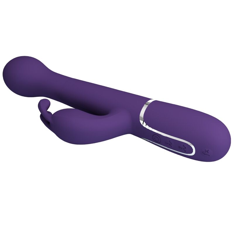 PRETTY LOVE - DEJON RABBIT VIBRATOR 3 IN 1 MULTIFUNCTION PURPLE - Afbeelding 3