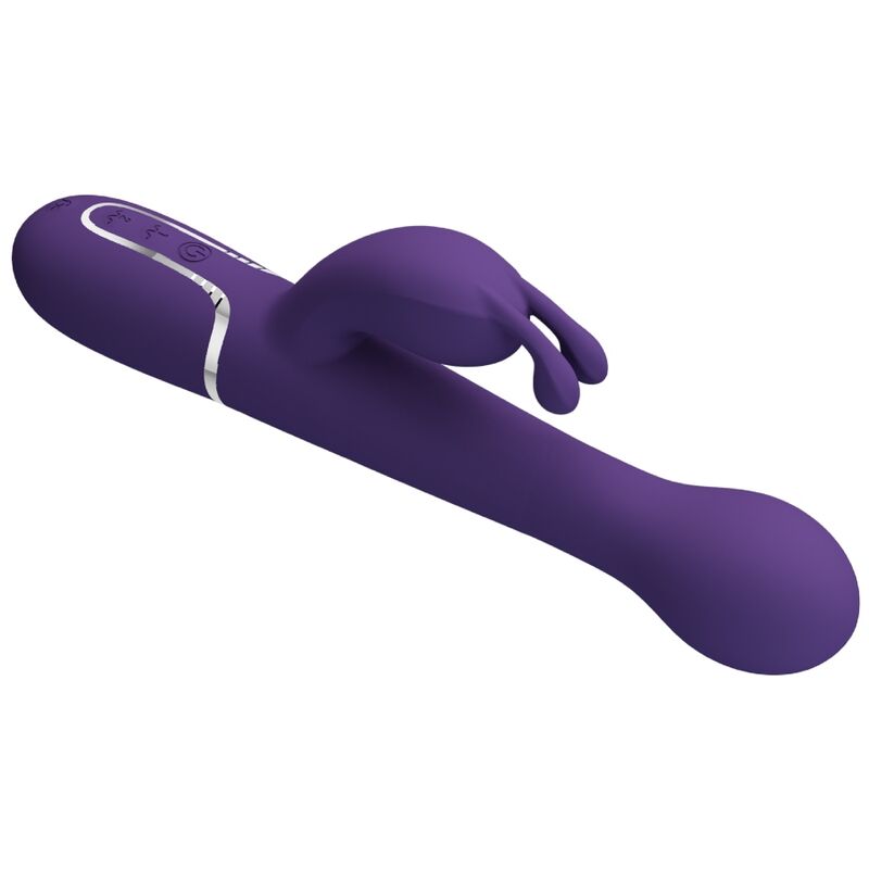 PRETTY LOVE - DEJON RABBIT VIBRATOR 3 IN 1 MULTIFUNCTION PURPLE - Afbeelding 10