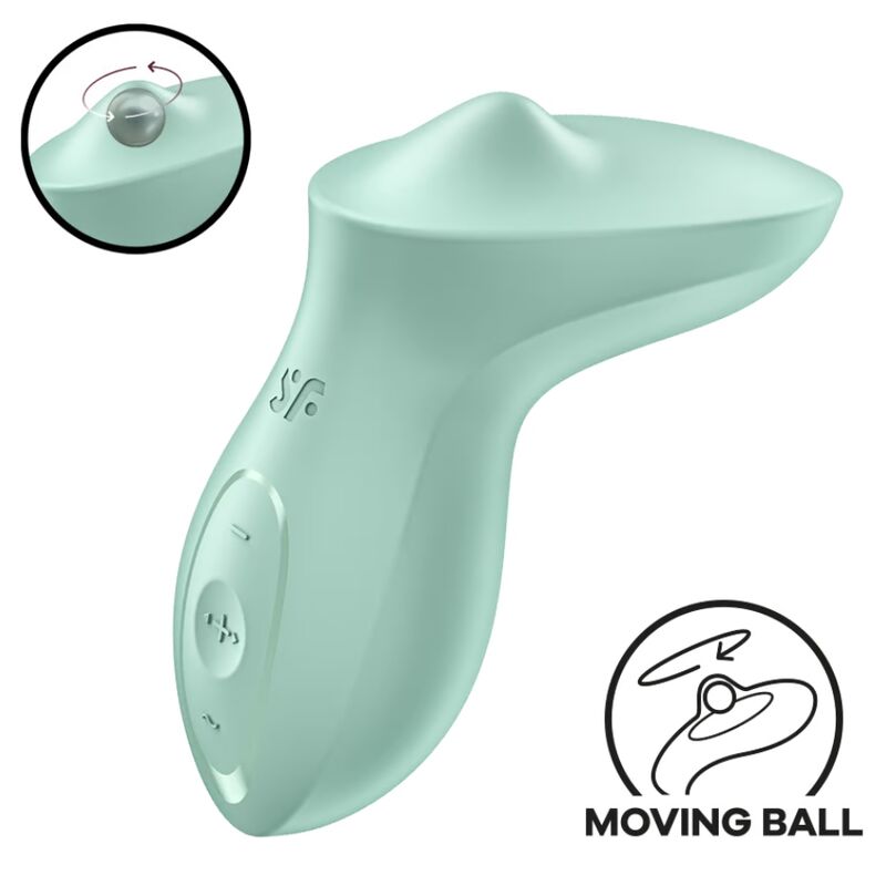 SATISFYER - EXCITERRR LAY-ON CLITORIS MINT VIBRATOR - Afbeelding 2