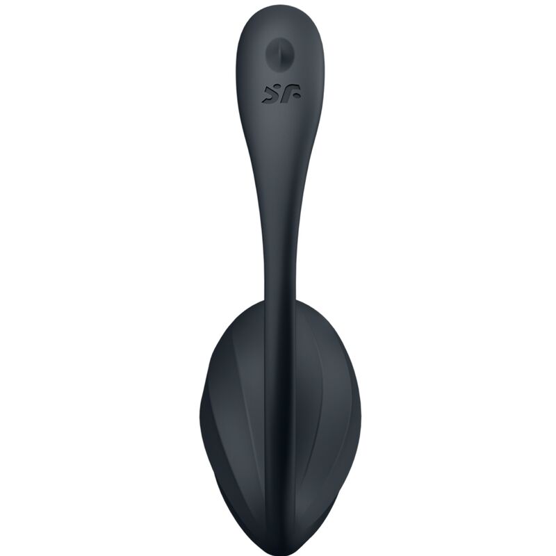 SATISFYER - RIBBED PETAL G POINT STIMULATOR REMOTE CONTROL BLACK FREE APP - Afbeelding 3