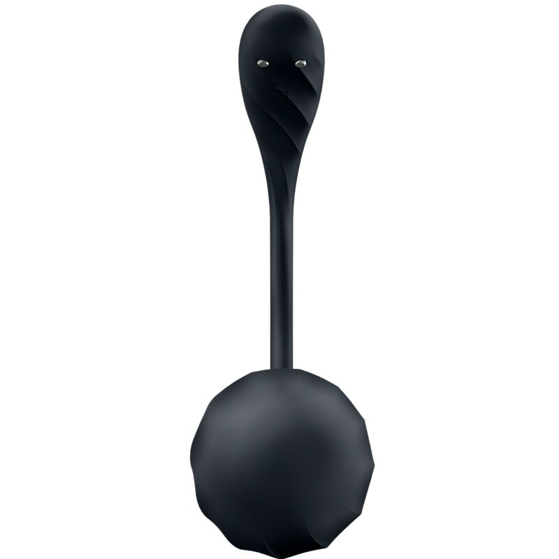 SATISFYER - RIBBED PETAL G POINT STIMULATOR REMOTE CONTROL BLACK FREE APP - Afbeelding 5