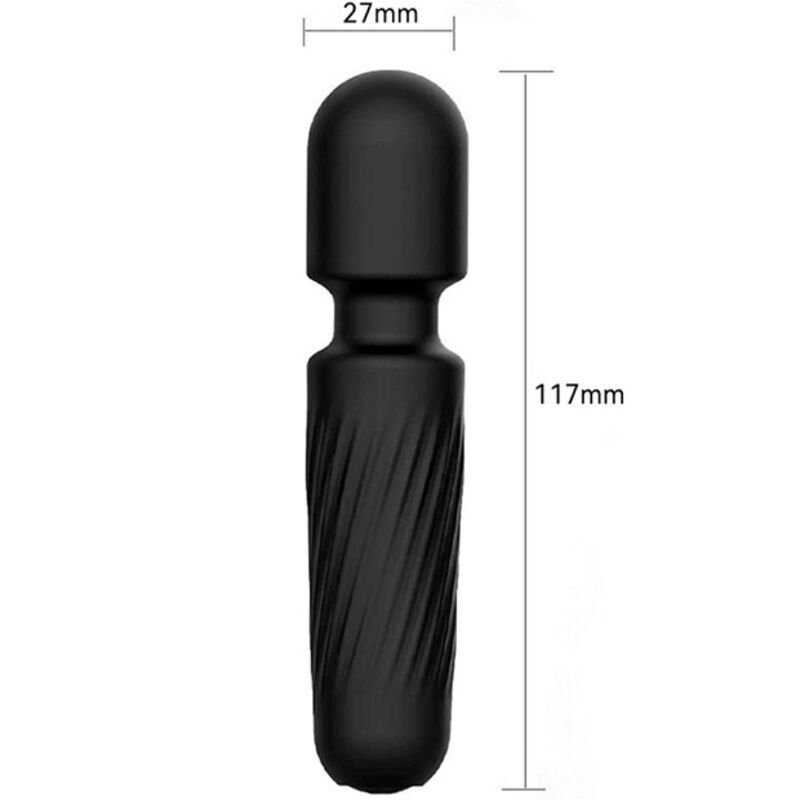 ARMONY - YOUR MAGIC MASSAGER & VIBRATOR RECHARGEABLE 10 VIBRATIONS BLACK - Afbeelding 5
