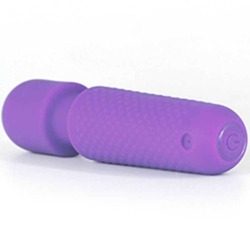 ARMONY - YOUR MAGIC MASSAGER & VIBRATOR RECHARGEABLE 10 VIBRATIONS WAND DOTS PURPLE - Afbeelding 2