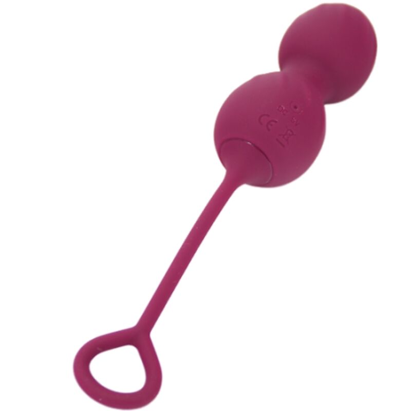 ARMONY - BLOSSOMS VAGINAL DUMBBELL VIBRATION REMOTE CONTROL 10 VIBRATIONS DARK RED - Afbeelding 4