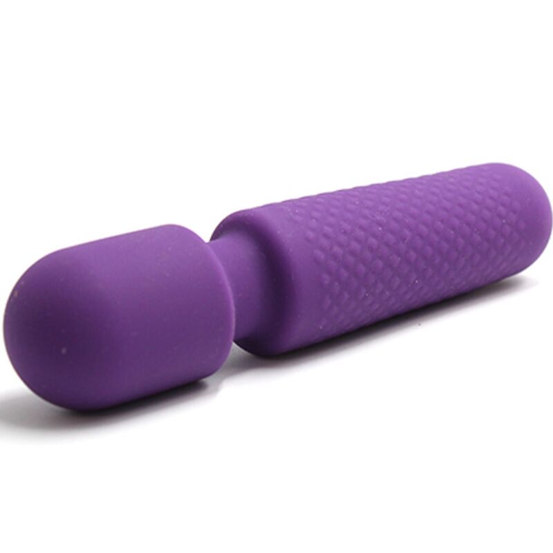 ARMONY - YOUR MAGIC MASSAGER & VIBRATOR RECHARGEABLE 10 VIBRATIONS WAND DOTS PURPLE - Afbeelding 4
