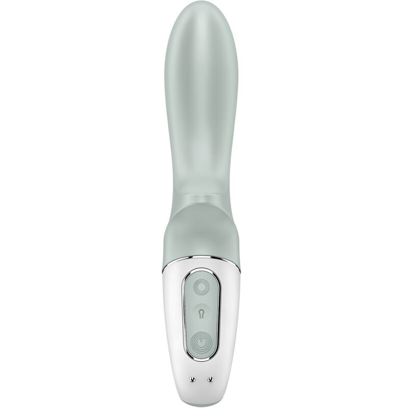 SATISFYER - AIR PUMP BOOTY 3 INFLATABLE ANAL VIBRATOR GREYGREEN - Afbeelding 5