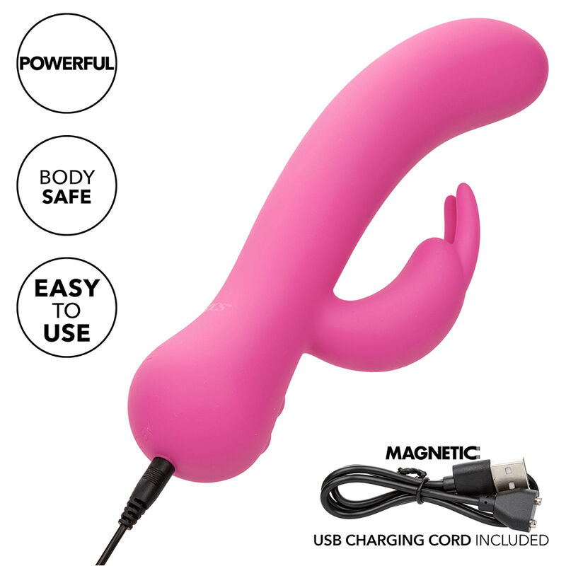 CALEXOTICS - FIRST TIME VIBRATOR RABBIT RECHARGEABLE PINK - Afbeelding 8
