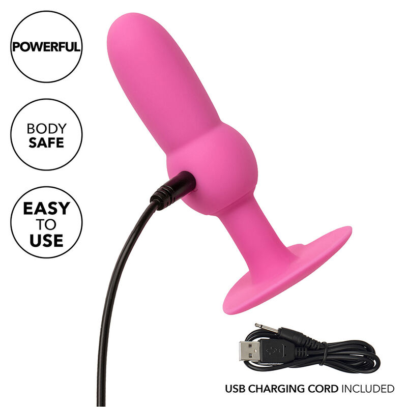 CALEXOTICS - FIRST TIME ANAL PLUG BEADED PROBE 10 VIBRATIONS PINK - Afbeelding 9