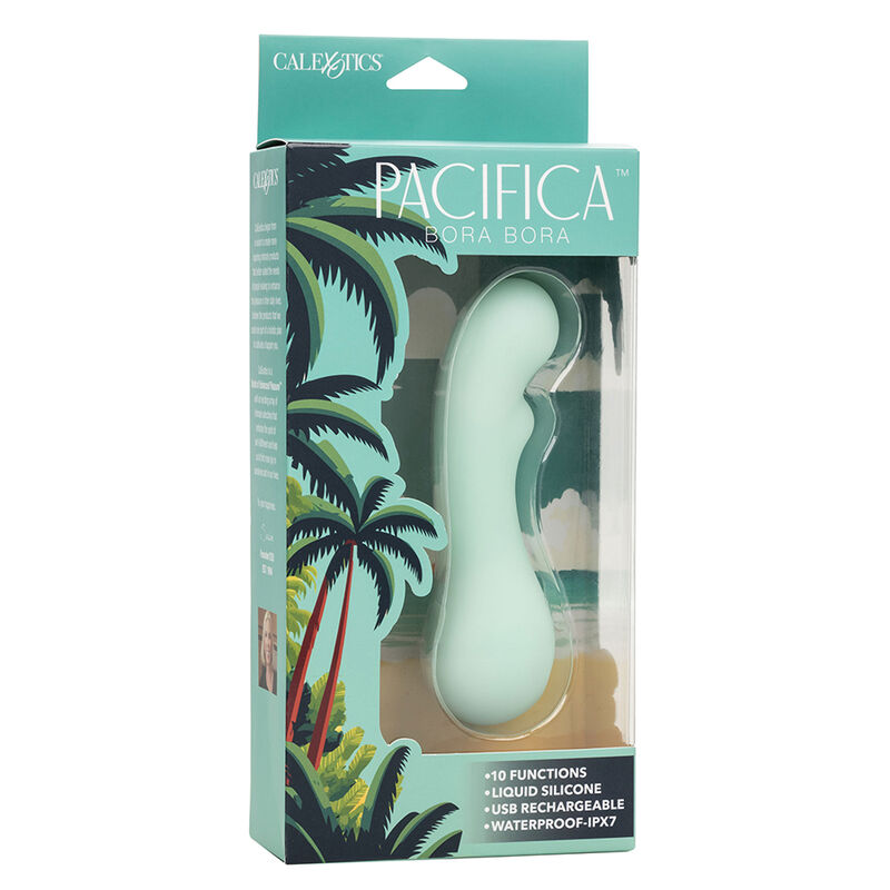 CALEXOTICS - PACIFICA BORA BORA ESTIMULATOR G SPOT 10 VIBRATIONS AQUA - Afbeelding 5