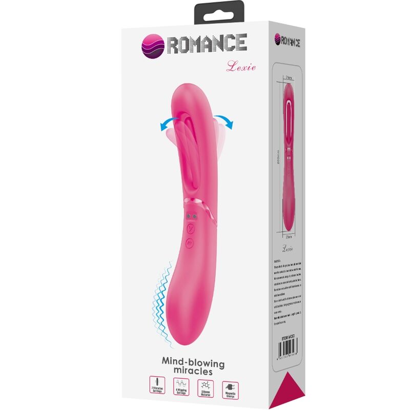 ROMANCE - LEXIE G-SPOT VIBRATOR 7 VIBRATIONS PINK - Afbeelding 3