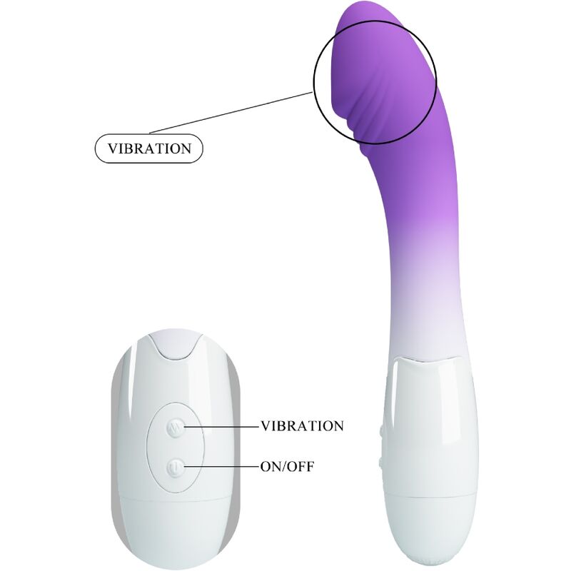 PRETTY LOVE - ELEMENTAL G-SPOT VIBRATOR 30 VIBRATIONS PURPLE - Afbeelding 4