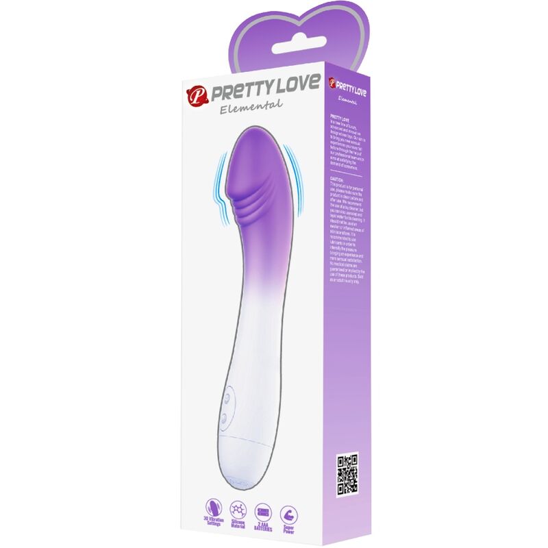 PRETTY LOVE - ELEMENTAL G-SPOT VIBRATOR 30 VIBRATIONS PURPLE - Afbeelding 6