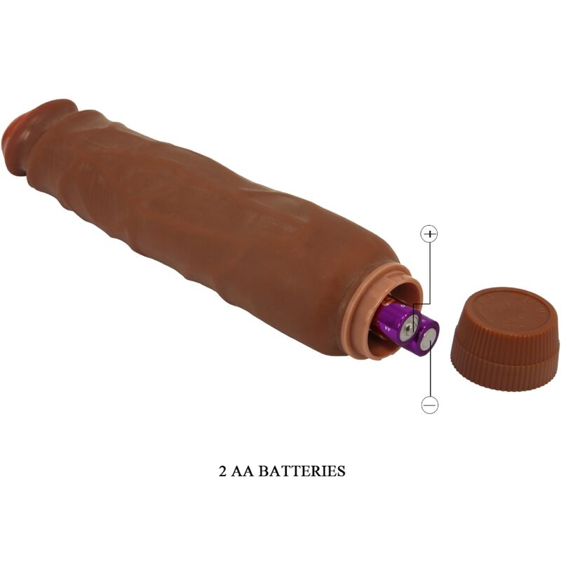 BAILE - JACK REALISTIC VIBRATOR 26 CM MULATTO - Afbeelding 5