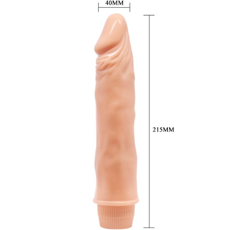 BAILE - DWARF REALISTIC VIBRATOR 21 CM FLESH - Afbeelding 4
