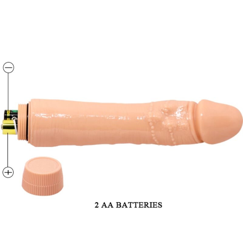 BAILE - DYBBUK REALISTIC VIBRATOR 24 CM FLESH - Afbeelding 2
