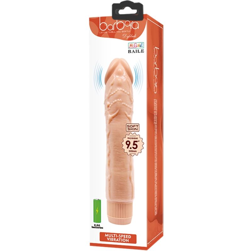 BAILE - DYBBUK REALISTIC VIBRATOR 24 CM FLESH - Afbeelding 3