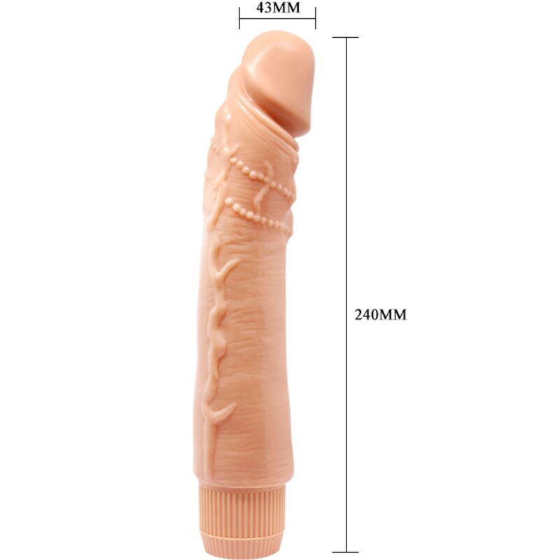 BAILE - DYBBUK REALISTIC VIBRATOR 24 CM FLESH - Afbeelding 4