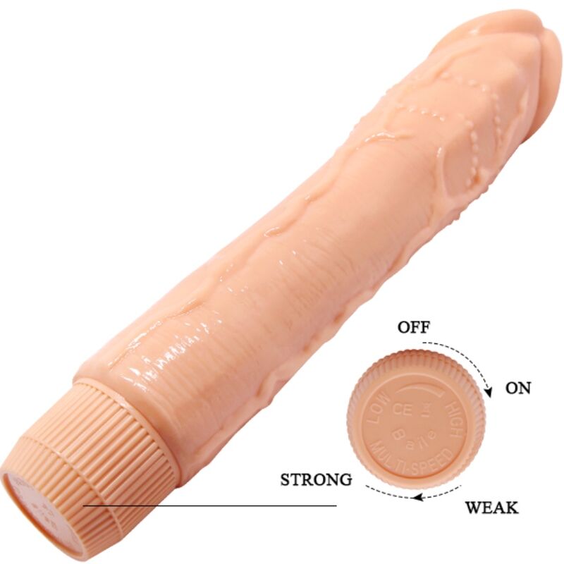 BAILE - DYBBUK REALISTIC VIBRATOR 24 CM FLESH - Afbeelding 5